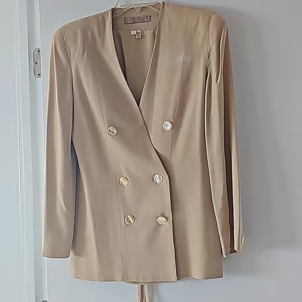 Vintage Perry Ellis Portfoilo Broad Shoulder Jacket Sz 4